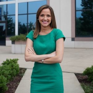 Green tweed J Crew dress 00